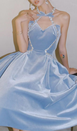 CRYSTAL LIGHT BLUE PRINCESS DRESS