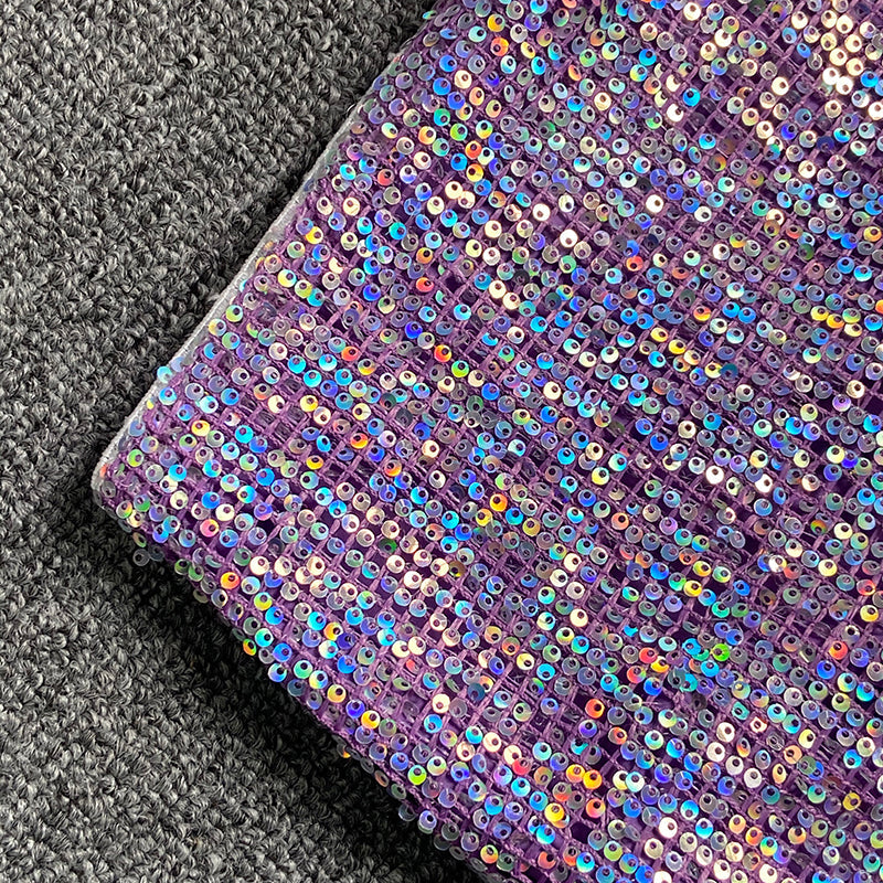 ROBE MIDI À PAILLETTES DÉCOUPÉES