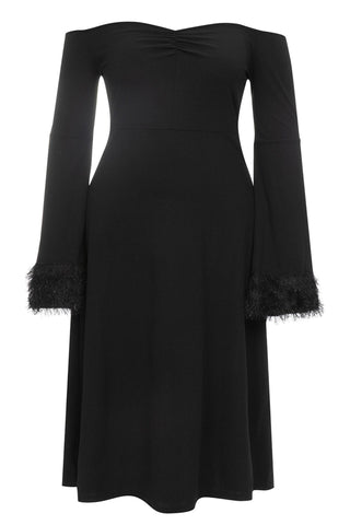 Zia Off Shoulder Midi Dress