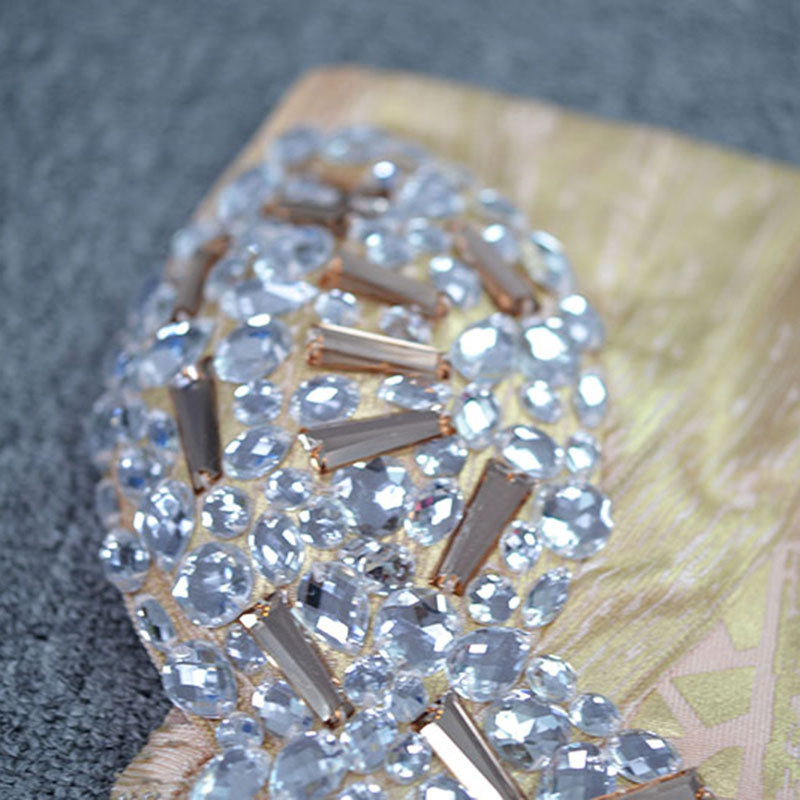 DAPHNE KRISTALLVERZIERUNGENES ÄRMELLOSES TRÄGERLOSES MINIKLEID