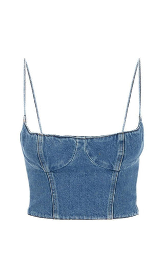 MOICU DENIM CROPPED CAMI TOP styleofcb 