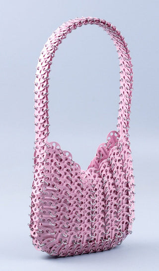 CHAINMAIL BAG IN PINK Bags styleofcb 