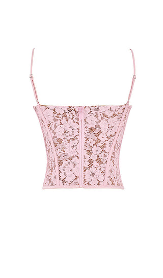 ROSE LACE UNDERWIRED CORSET-Oh CICI SHOP