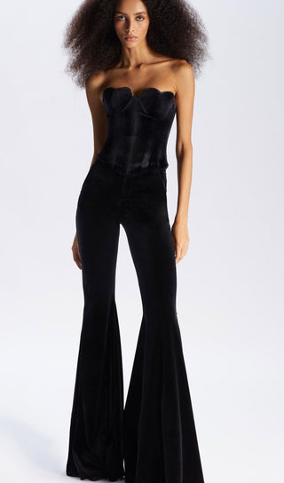 STRAPLESS CORSET CROPPED TOP IN BLACK Dresses styleofcb 