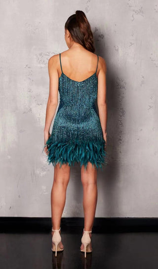 TASSEL FEATHER MINI DRESS Dressers styleofcb 