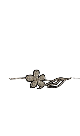 FLOWER DIAMOND NECKLACE Jewelry styleofcb A 