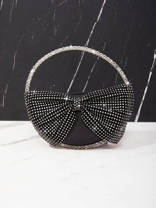 CRYSTAL BOW CLUTCH Bags styleofcb 