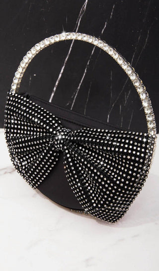 CRYSTAL BOW CLUTCH Bags styleofcb 