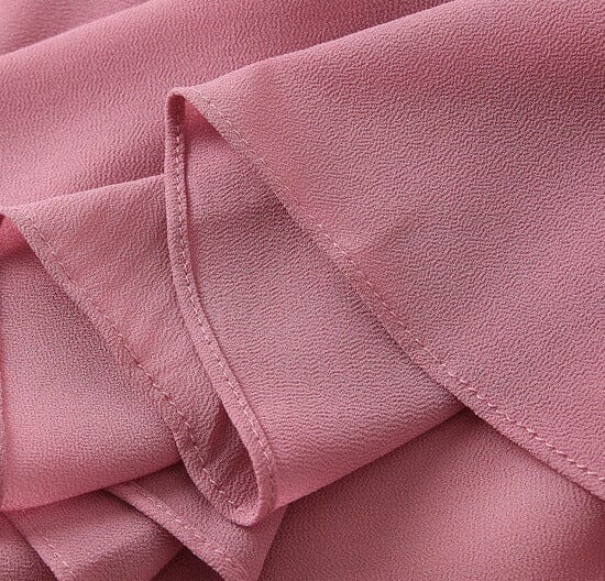 RUFFLED MAXI DRESS IN PINK styleofcb