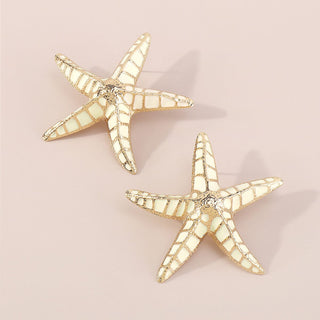 STARFISH EARRINGS IN BEIGE Earrings styleofcb 