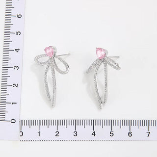 CRYSTAL BOWKNOT EARRINGS Earrings styleofcb 