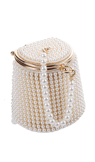 Pearl bucket bag