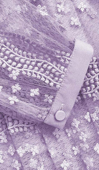 TIERED LACE MAXI DRESS IN LILAC DRESS ohcici 