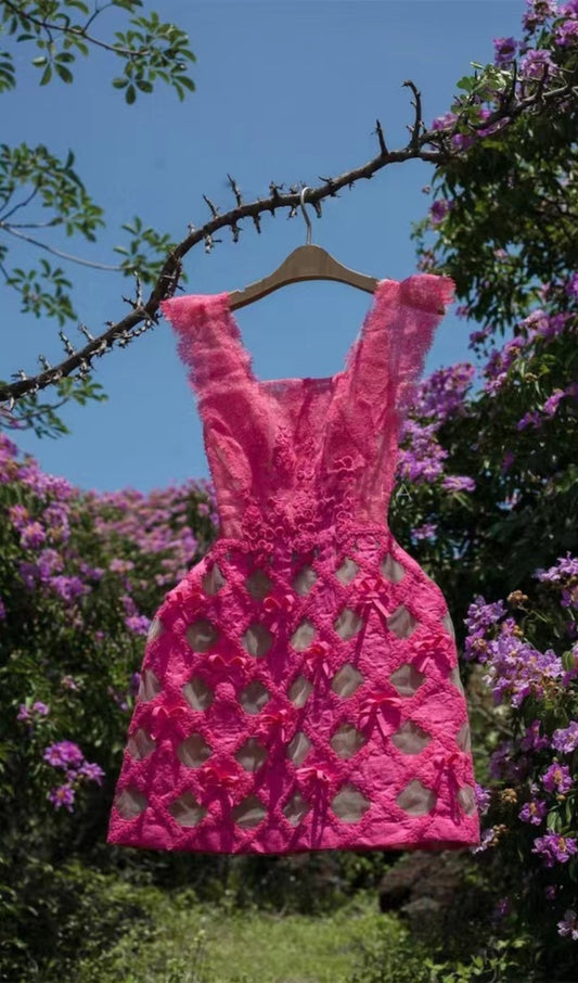 ROBE MINI ROSE VIOLET EDIE