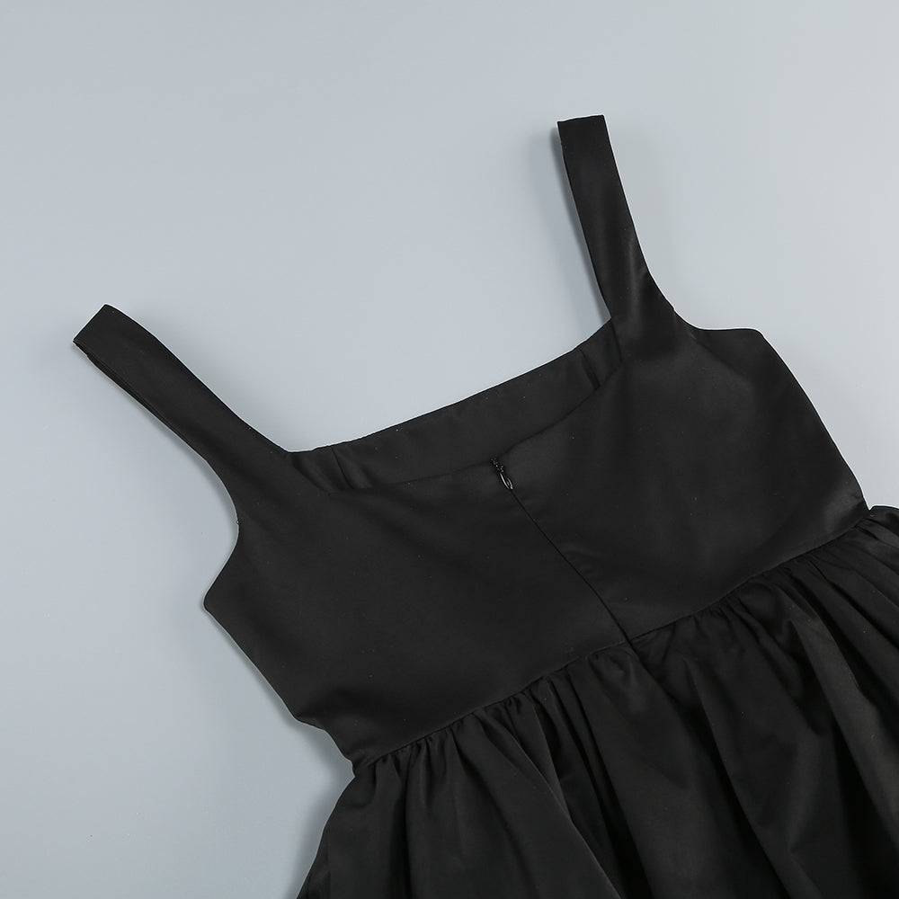 Robe courte Flavio à plusieurs volants