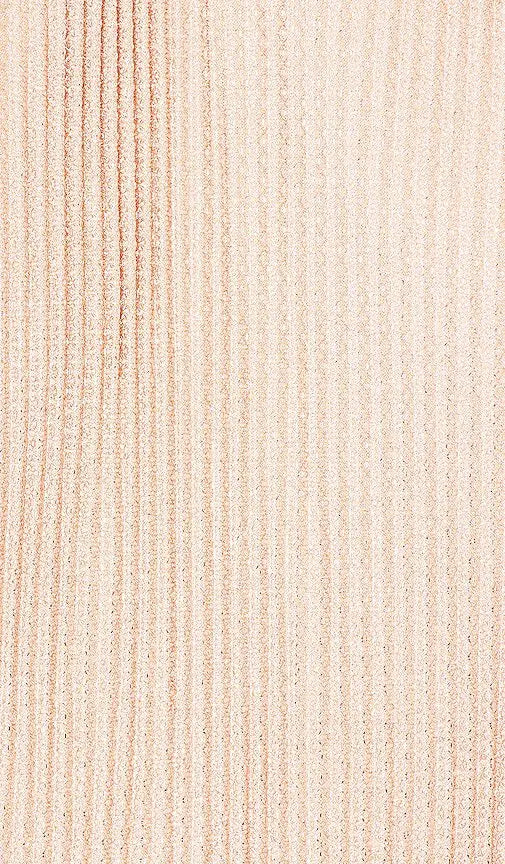 nancy halter cutout pleated gown in pale pink