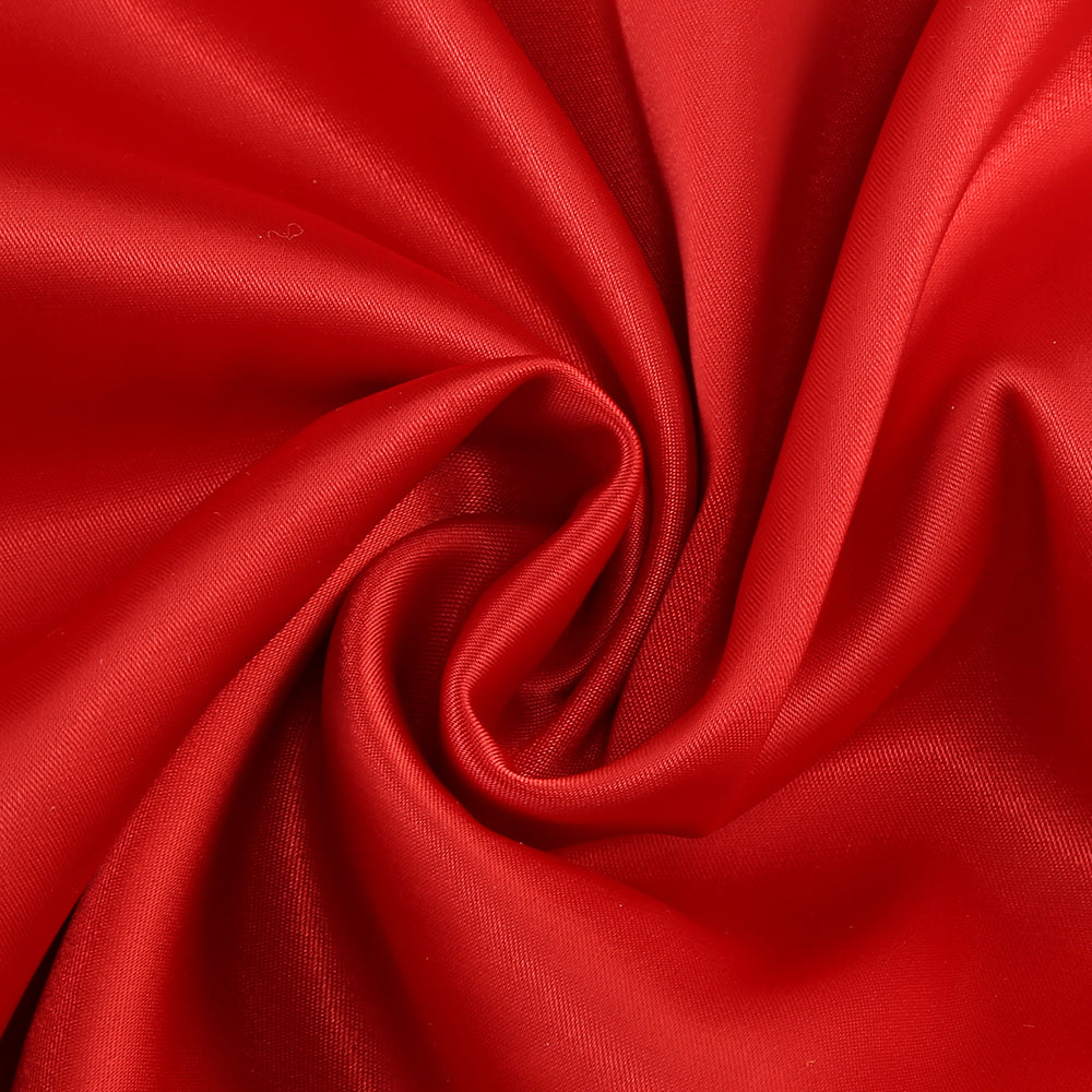 ELMA ONE-SCHULTER-MAXIKLEID MIT KRISTALLDETAILS UND HOCHGESCHLITZ IN ROT