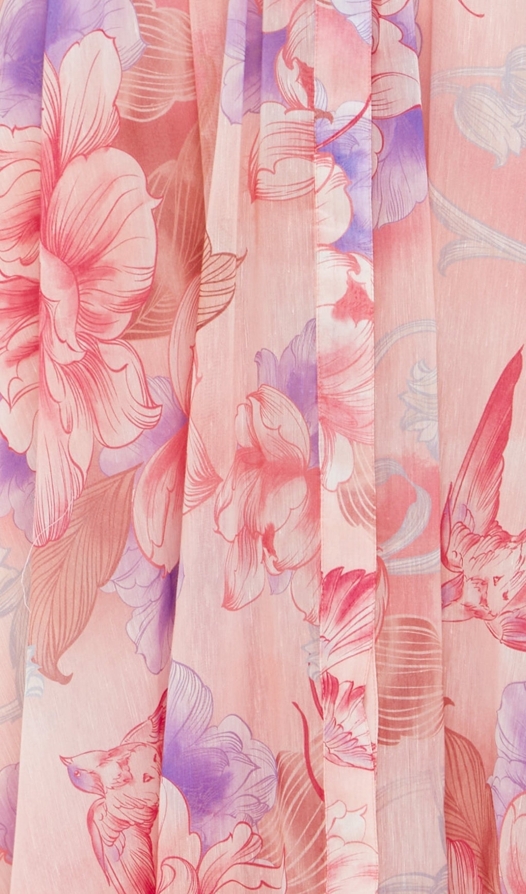 IMPRIMÉ HIRONDELLE DANS UNE ROBE MIDI LUSH