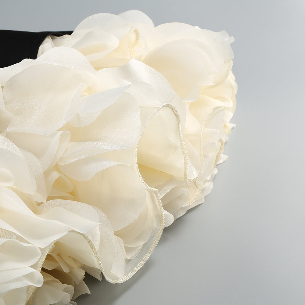 Robe courte Flavio à plusieurs volants