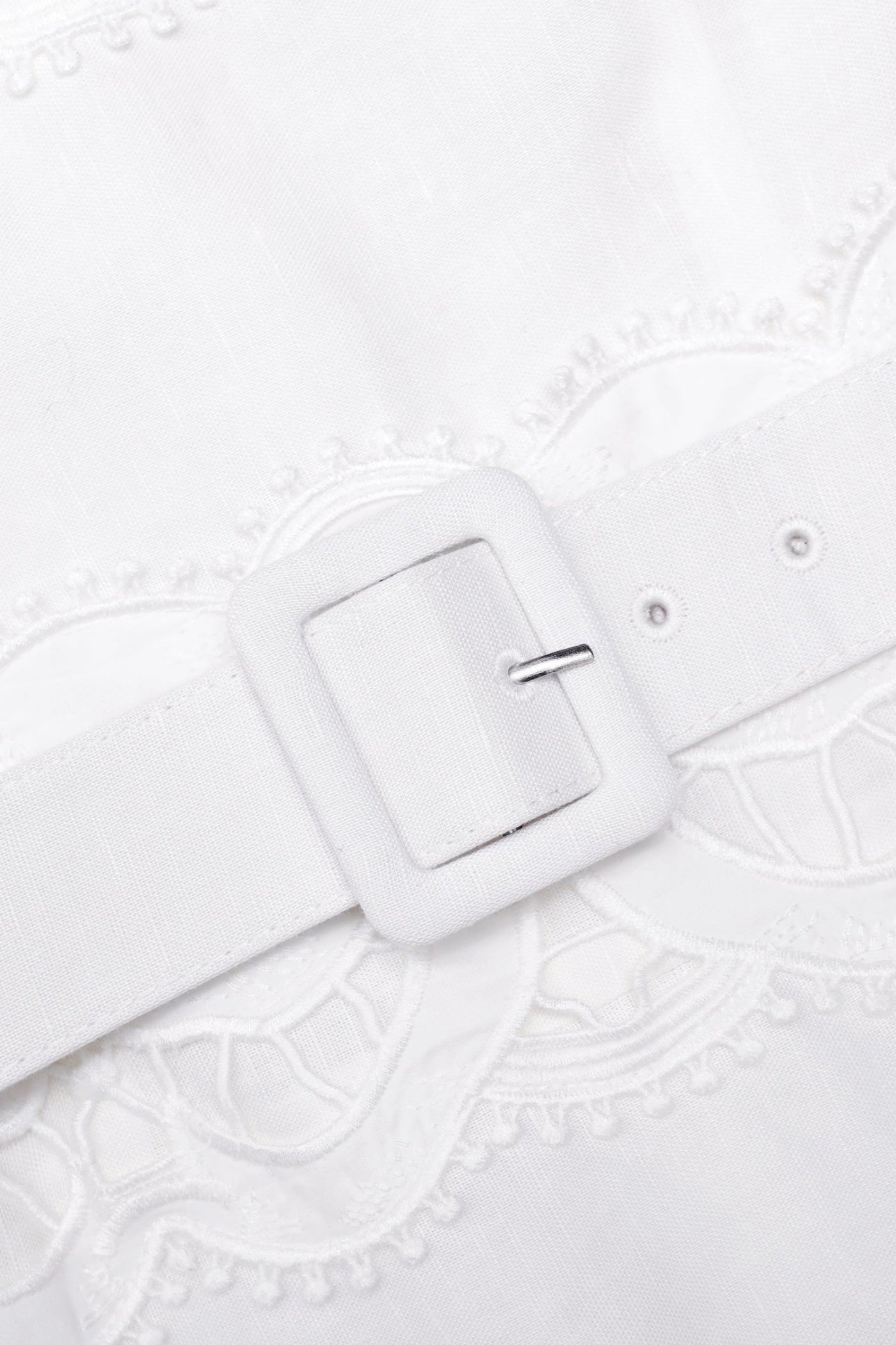 Keane Midikleid mit Spitzeneinsatz und Gürtel