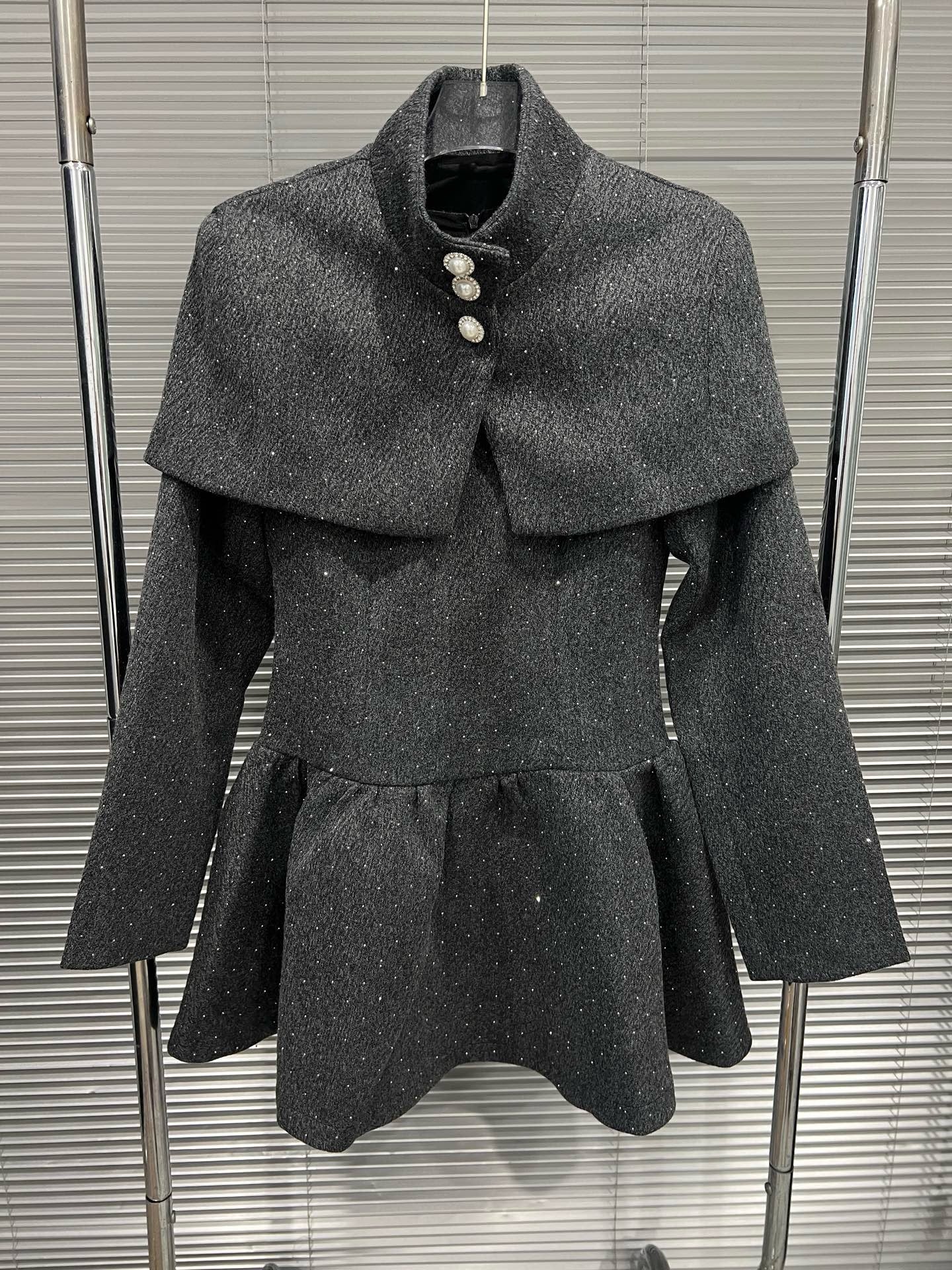 Hawthy Polka Dot Cape & Dress Set