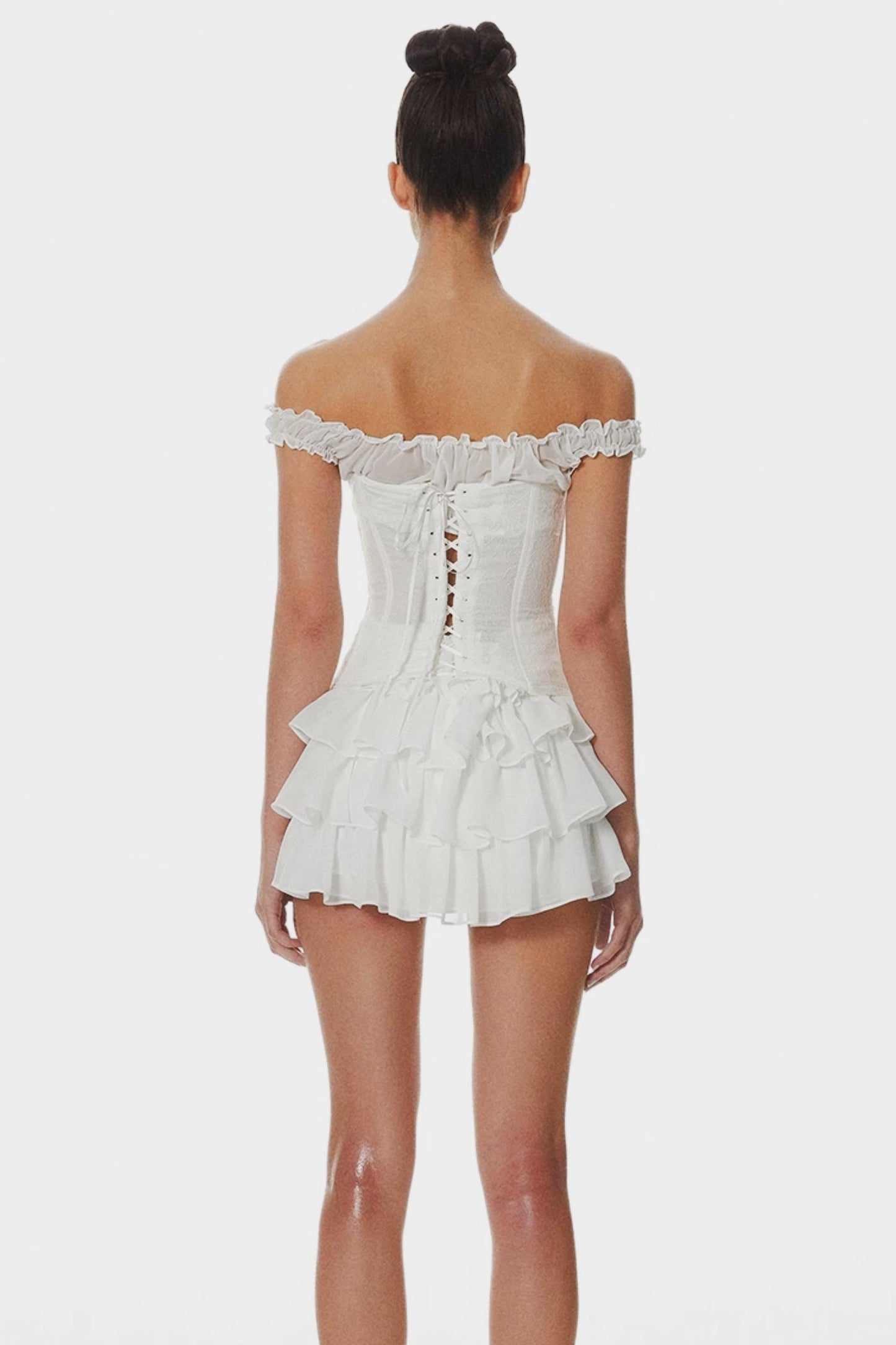 Thara Lace Off Shoulder Corset