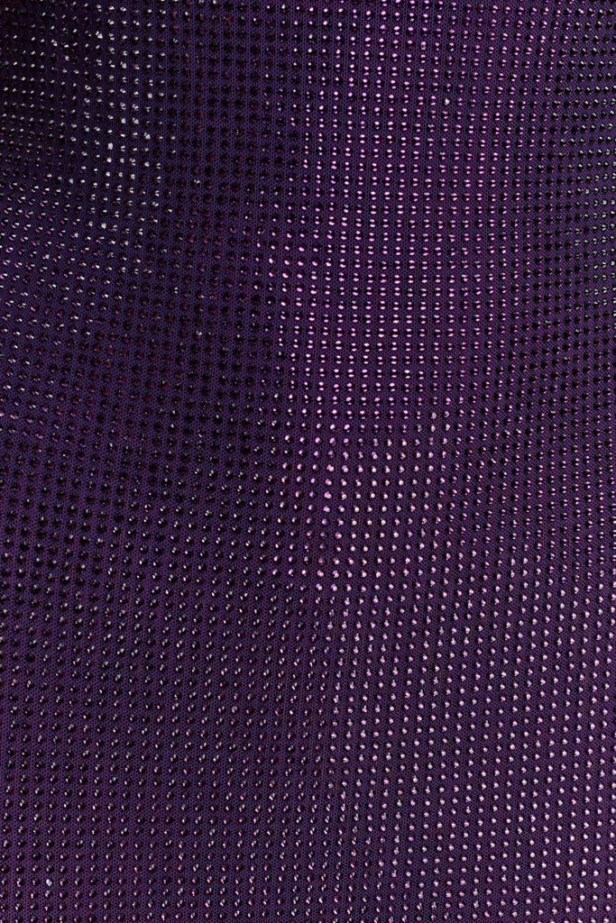 modesty sequin Mesh Back Maxi Dress - Purple