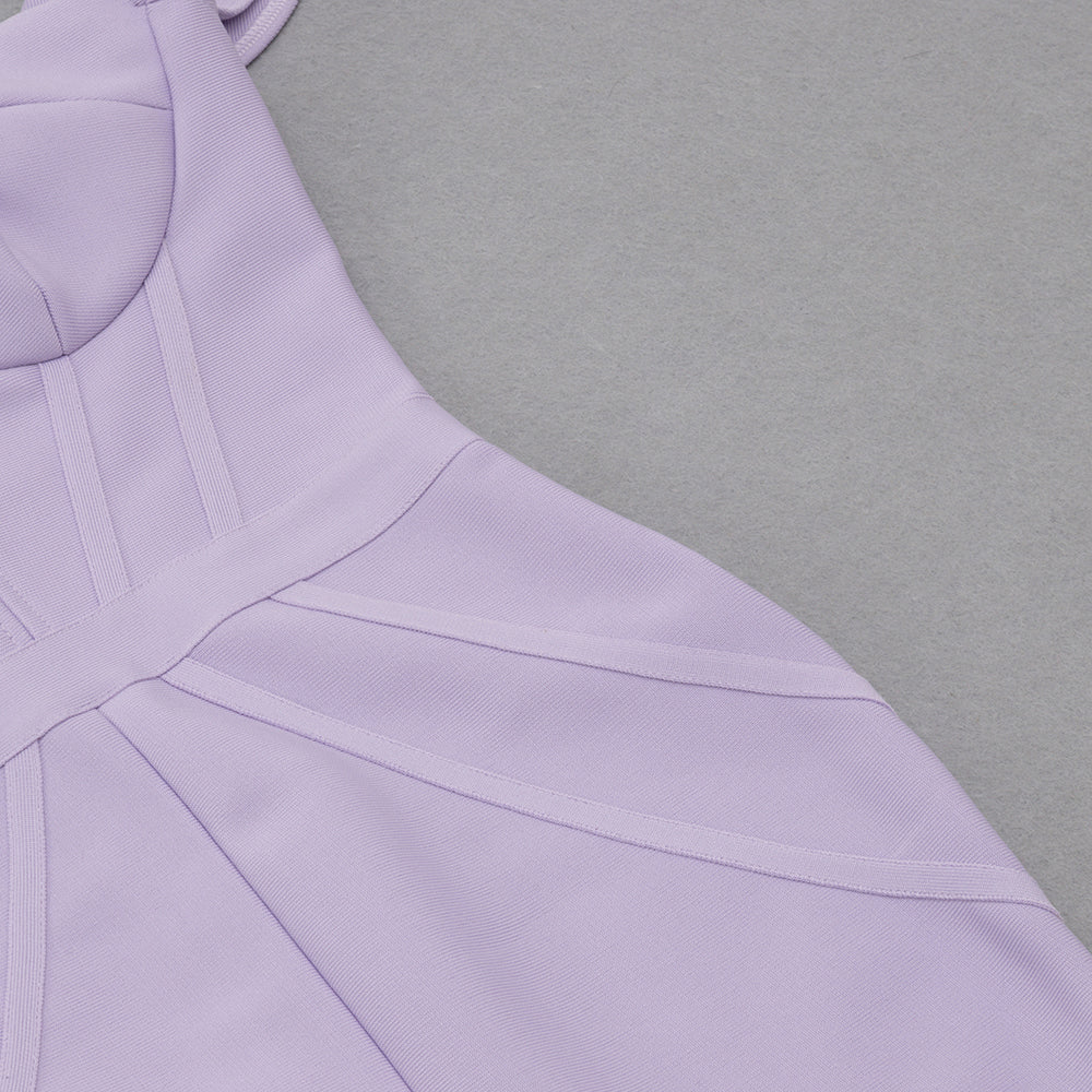 PLUS SIZE RUFFLE TRIM MERMAID HEM BUSTIER MAXI DRESS