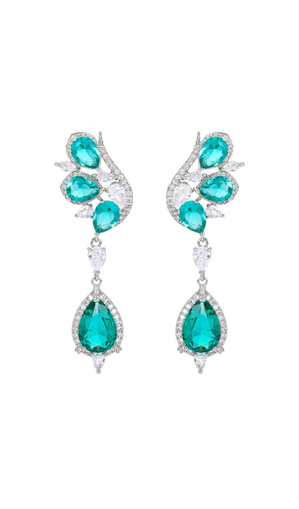 DIAMOND BUTTERFLY TOPAZ EARRINGS Earrings blingmyfriend 