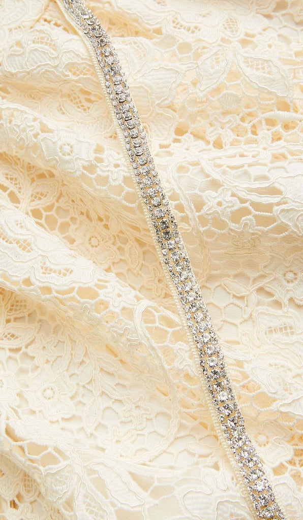 LACE BOW MINI DRESS IN WHITE DRESS oh cici 