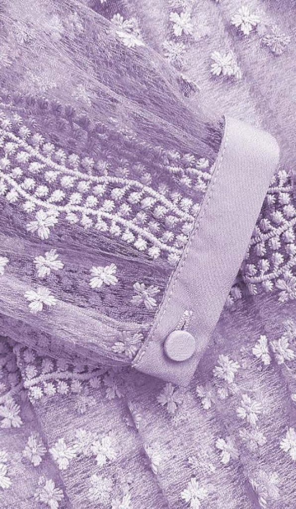 TIERED LACE MAXI DRESS IN LILAC DRESS ohcici 