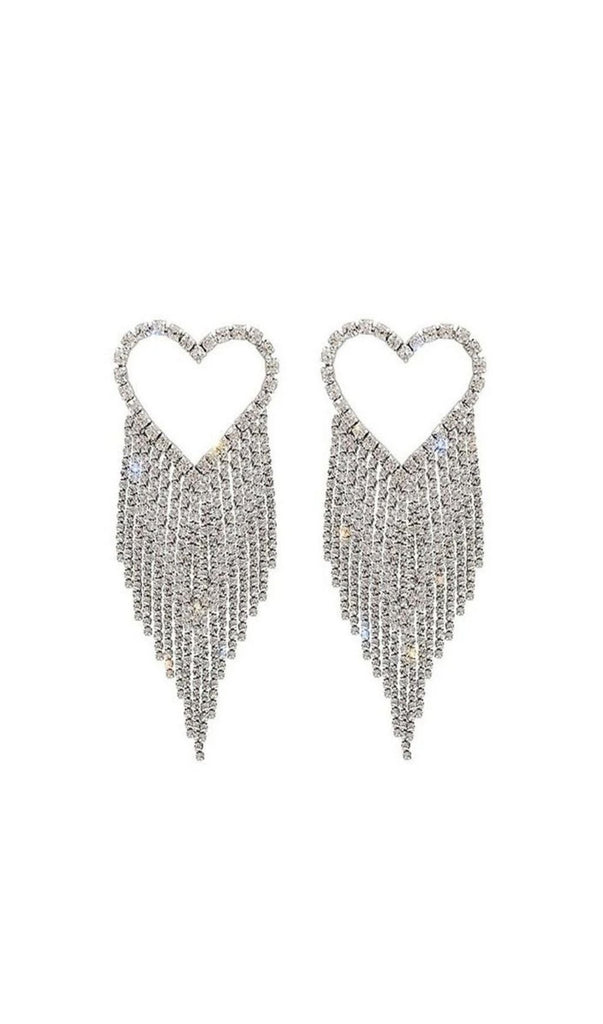 Vonde Rhinestone Tassel Earrings styleofcb 