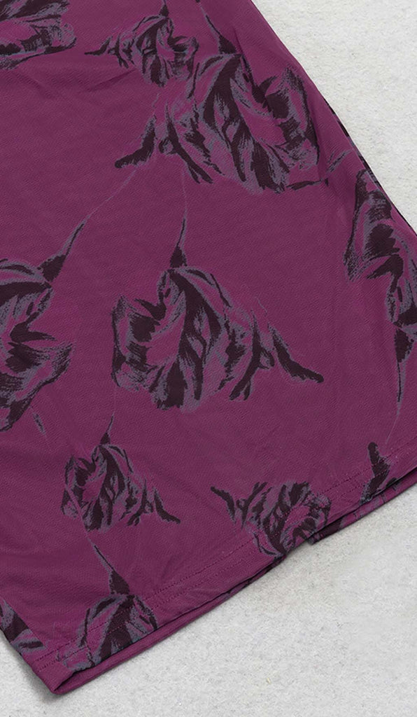 FLORAL STRAPPY CORSET MIDI DRESS DRESS STYLE OF CB 