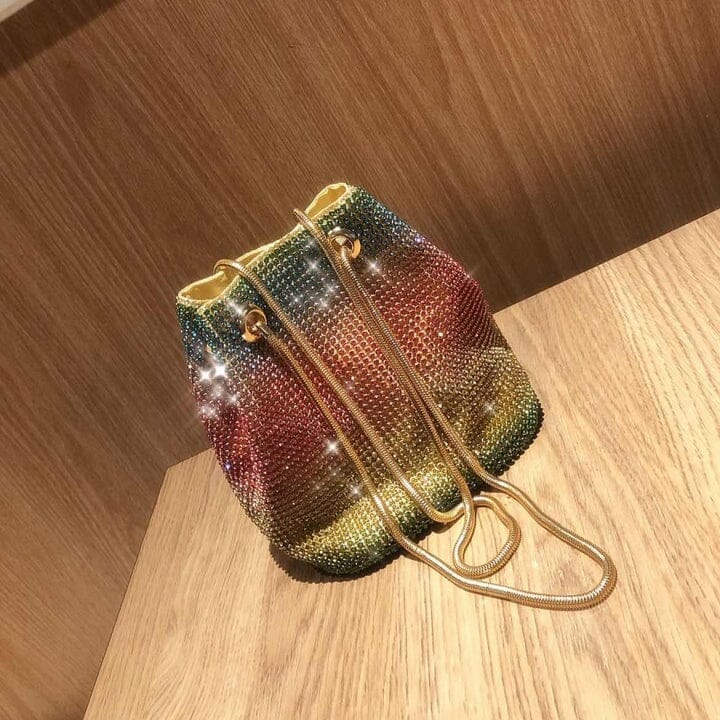 LALA RAINBOW DIAMANTE BAG Bags Oh CICI 